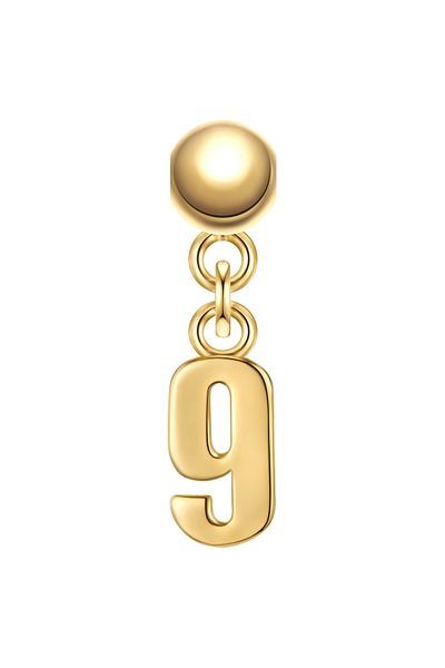 Glanzstücke München Silbercharm Charm Sterling Silber gelbgold