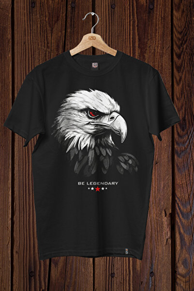 Wish BF تيشيرت كبير الحجم مطبوع عبارة "كن أسطوريًا"