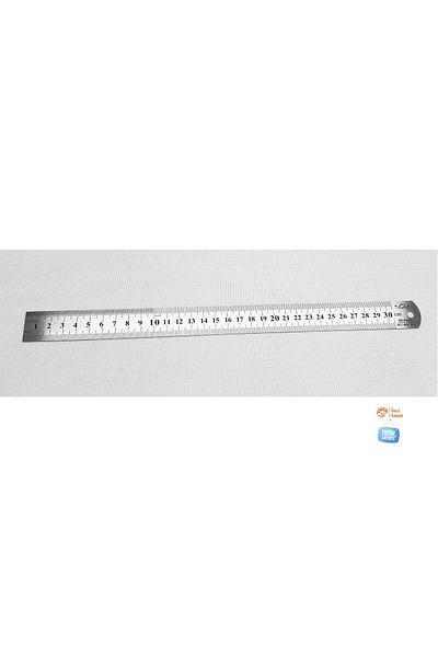 İNCİ TUVAL Steel Ruler 30 Cm