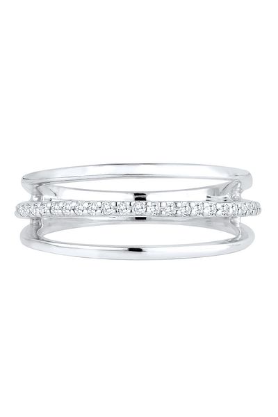 ELLI Prsten Zirconia Filigree 925 Sterling Silver