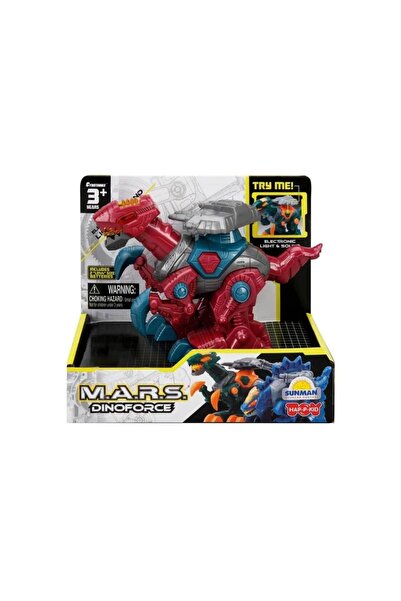 TRUST STORE Trex Dinazor Işıklı Ve Sesli Happy Kid Mars DINOFORCE KIRMIZI