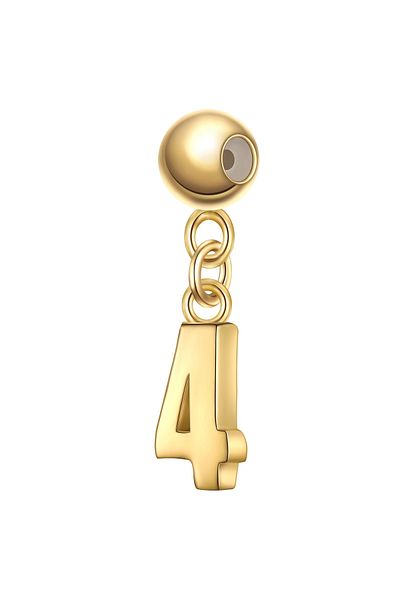 Glanzstücke München Silbercharm Charm Sterling Silber gelbgold