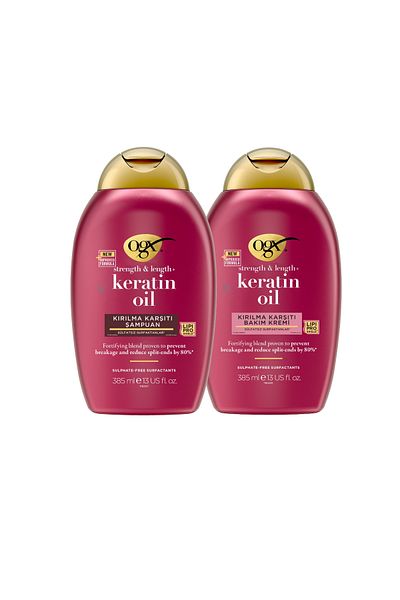 OGX Anti-Breakage Keratin Oil Anti-Breakage Shampoo + Conditioner