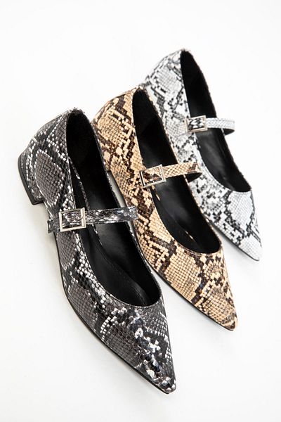 SOHO Balerini de damă Beige Snake 20232