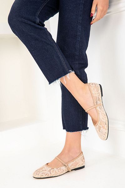SOHO Tan Women's Ballerinas 20236