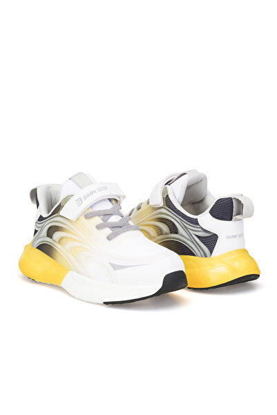 DARK SEER Ds Mithril White Yellow Kids Sneakers