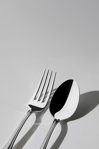 Nehir Lalezar Satin - 30-piece Fork and Spoon Set for 6 People