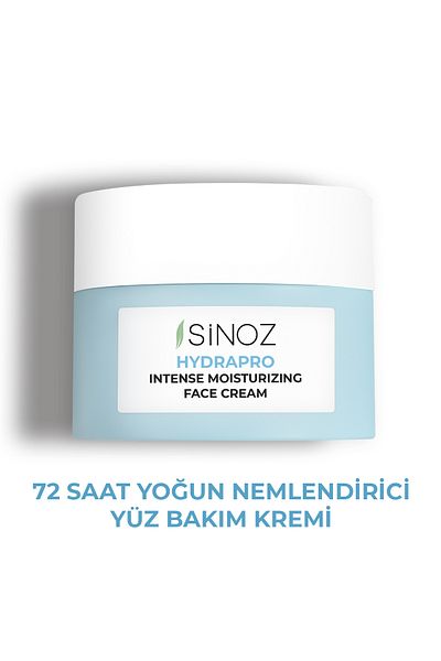 SİNOZ Hydrapro Intensive feuchtigkeitsspendende Gesichtspflegecreme auf Wasserbasis (WITH BLACK MANTHERY) 50 ml