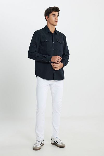 Lee Relaxed Anthracite Men's Shirt L 241514003   Anthracite Shirt