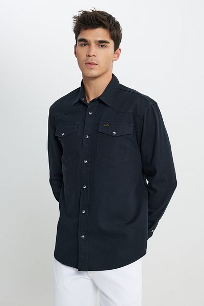 Lee Relaxed Anthracite Men's Shirt L 241514003   Anthracite Shirt
