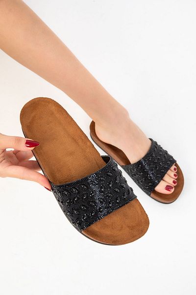 SOHO 20231 Model Black Women's Slippers
