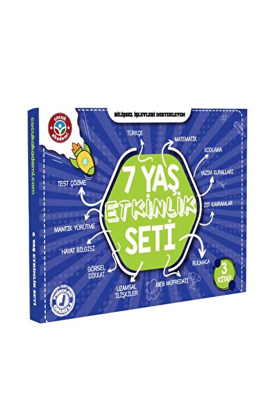 Çocuk Akademi 7 Yaş Etkinlik Seti