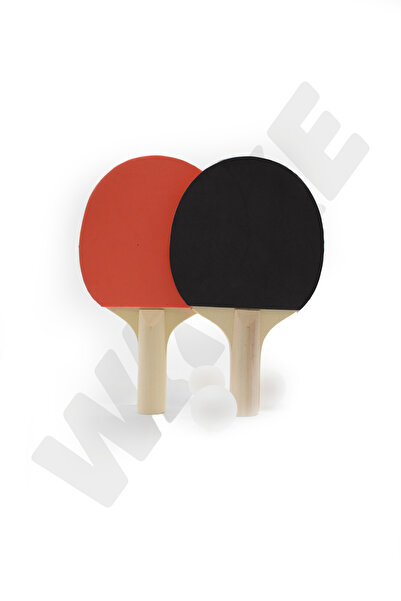Walke Masa Tenisi Seti - 2 Masa Tenisi Raketi + 3 Pinpon Topu