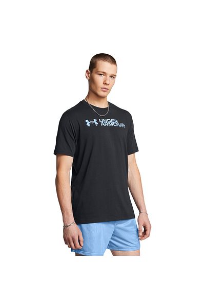 Under Armour Men's Ua Sliced Wordmark 60/40S Short Sleeve T-Shirt 1386807 -001