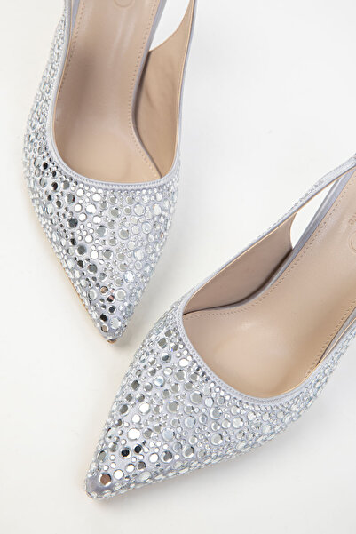 SOHO Stříbrné dámské klasické boty na podpatku 20238