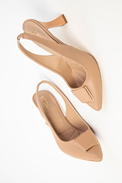 SOHO Nude Kadın Klasik Topuklu Ayakkabı 18866