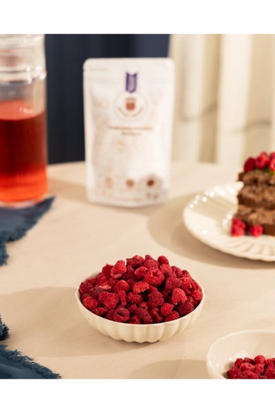 Antep Pazarı Ahududu Dried Fruit Chips - 15 Gr Freeze Dried Freeze-Dried Crispy
