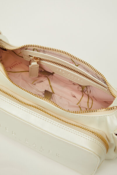 Ted Baker Τσάντα ώμου απλής επιδερμίδας με πολλές τσέπες