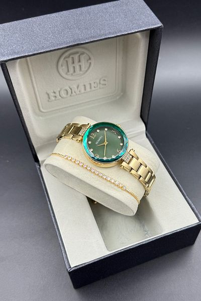 Homies Women's Wristwatch - Original Gift Box and Bracelet Gift. Hm 087709