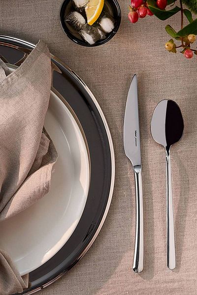 Hisar Bahama 24-Piece 6-Person Fork Spoon Knife Set