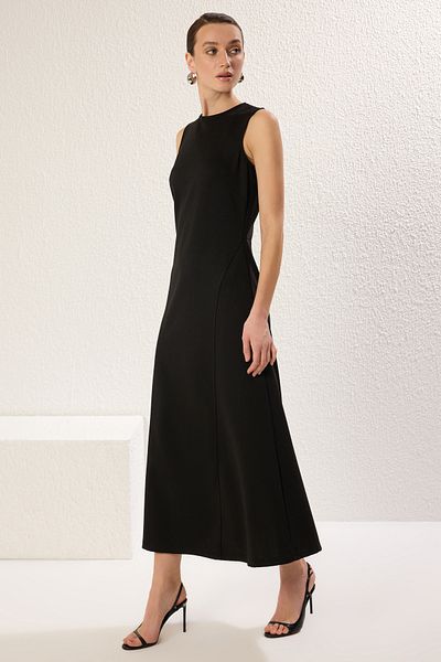 Trendyol Modest Schwarzes gestricktes Unterwäsche-/Futterkleid TCTSS25EB00045