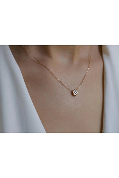 Safir Kuyumculuk Pırlanta Aşk Çiçeği Kolye