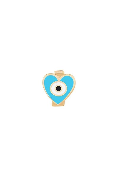 Ema Jewellery 9mm Beaded Gold Evil Eye Bracelet Charm