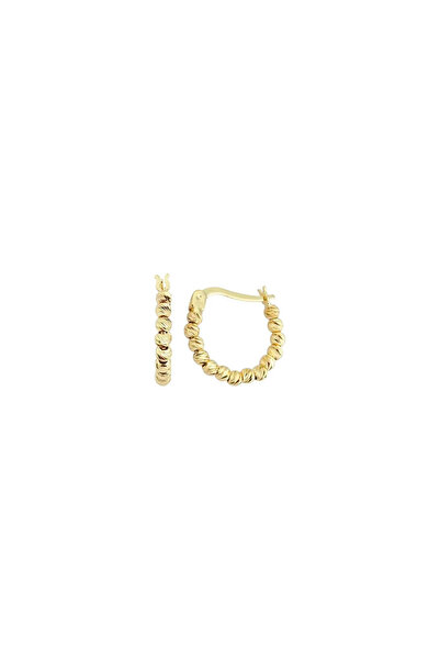Ema Jewellery Altın Top Halka Küpe