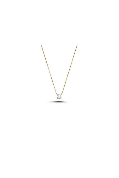 Safir Kuyumculuk 0.20 Ct. Minimal Pırlanta Kolye