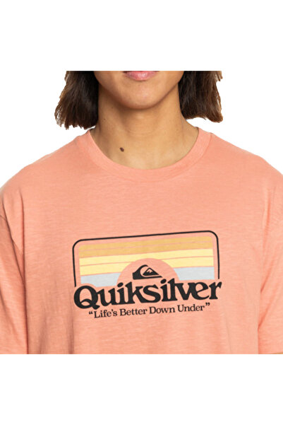 Quiksilver Step Inside Ανδρικό κόκκινο μπλουζάκι ΑΝΔΡΙΚΟ T-SHIRT EQYZT07678