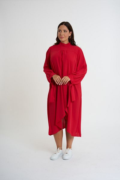 HANIQA Yırtmac Detailed Stylish Shirt