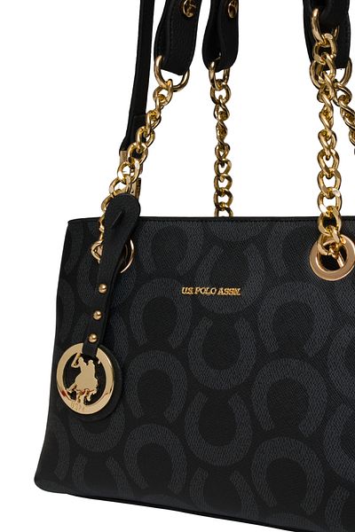 U.S. Polo Assn. Us25166 Geantă de umăr model neagră pentru femei