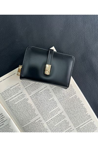 ALTUDA Women's Clip Closure Zipper Wallet