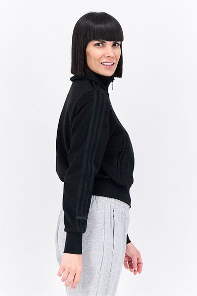 adidas Women Sportswear Fit Long Sleeve Outdoor Jacket, Black