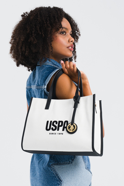 U.S. Polo Assn. White Women's Shoulder Bag Us25311