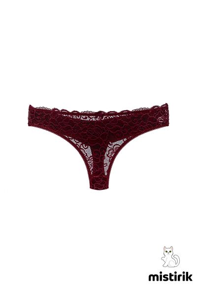 MİSTİRİK Chiloți sport model Masara de culoare burgundă, cu model și elastic