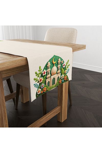 Filamente Ramadan Runner / Ramadan Pattern / Rezistent la pete - Tesatura Micropetek lavabila 140x40