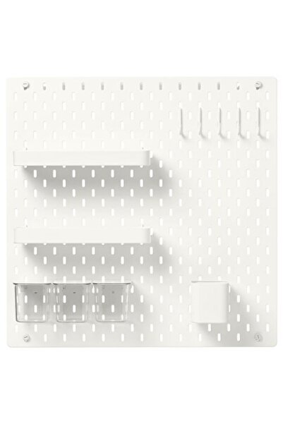 IKEA - SKADIS, çok amaçlı pano, raf-kutu, 56x56 cm