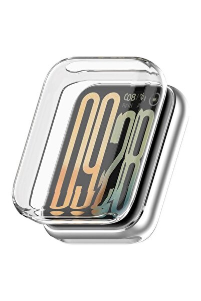 Xiaomi Smart Band 8 Pro Kılıf 360 Full Round Soft Silicone Şeffaf