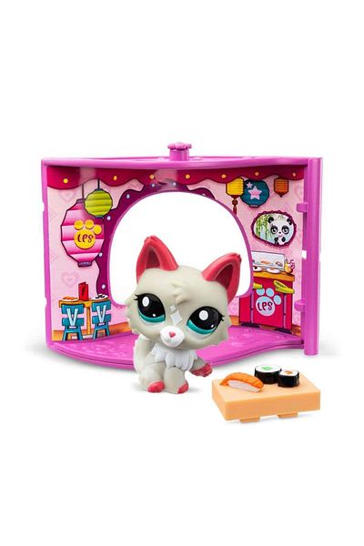 Tıfıl Toys Littlest Pet Shop Minis - Wolf Gray Figure Set