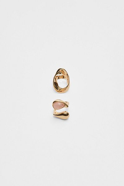 Stradivarius Set of 2 irregular rings