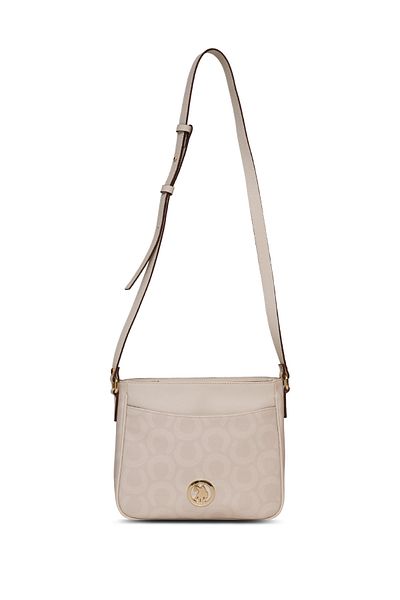 U.S. Polo Assn. Ecru Women's Messenger Bag Us25146