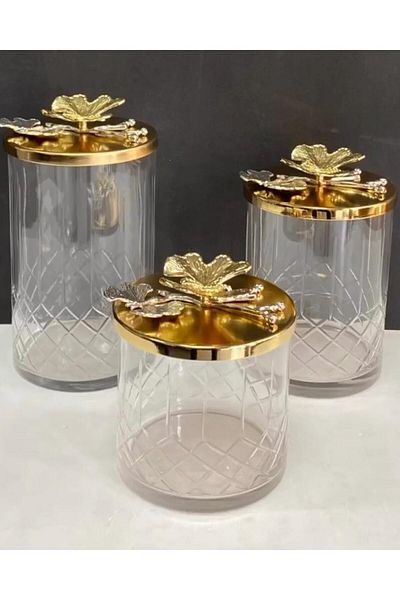 decovien 3-Piece Glass Spice Set