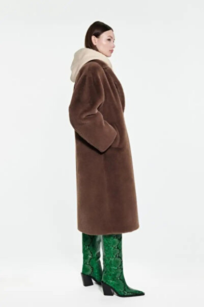 DCEY Maria Kahve Suni Kürk