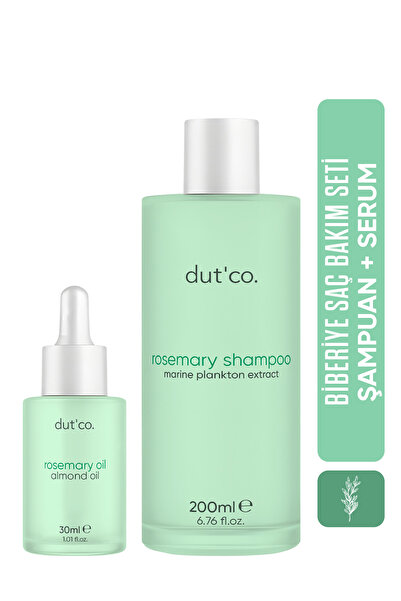 dut'co. Biberiye saç bakım seti dökülme karşıtı ve güçlendirici saç serumu ve...