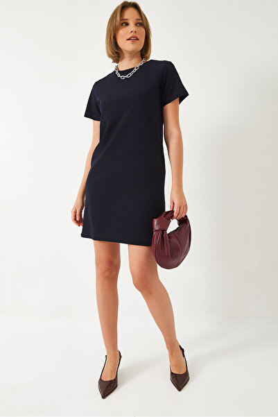 Bianco Lucci Rochie casual de damă cu decolteu rotund 70213 60271010