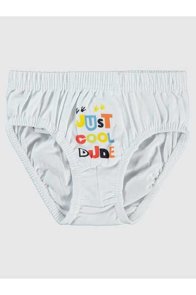 Civil Boys Boy's 2-Piece Panties Set 2-10 Years White