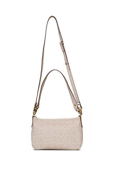 U.S. Polo Assn. Us25152 Model Ecru Women's Shoulder Bag