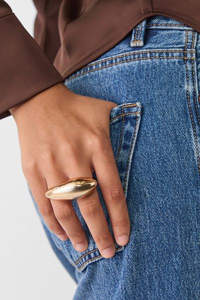 Stradivarius Double droplet ring