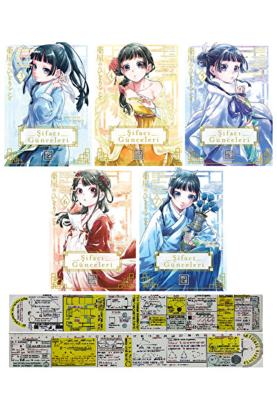 Destek Yayınları Şifacı Günceleri 3-4-5-6-7. Ciltler Manga Seti + Mat. Öğrete...